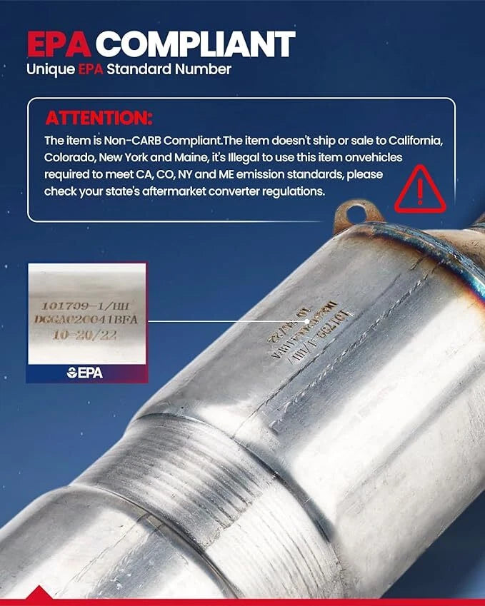 Catalytic Converter for Toyota RAV4 2.4L (2006–2008) EPA