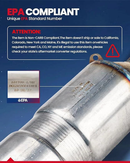 Catalytic Converter for Toyota RAV4 2.4L (2006–2008) EPA