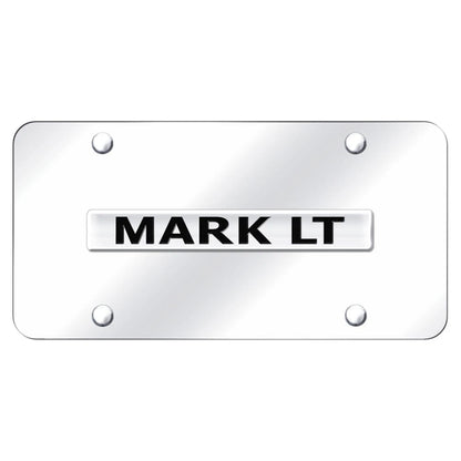 Chrome Name on Chrome License Plate - Officially Licensed for Lincoln Mark LT