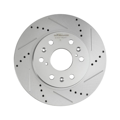 Front Drilled & Slotted Brake Rotor for Cadillac Escalade ESV (2007–2020)