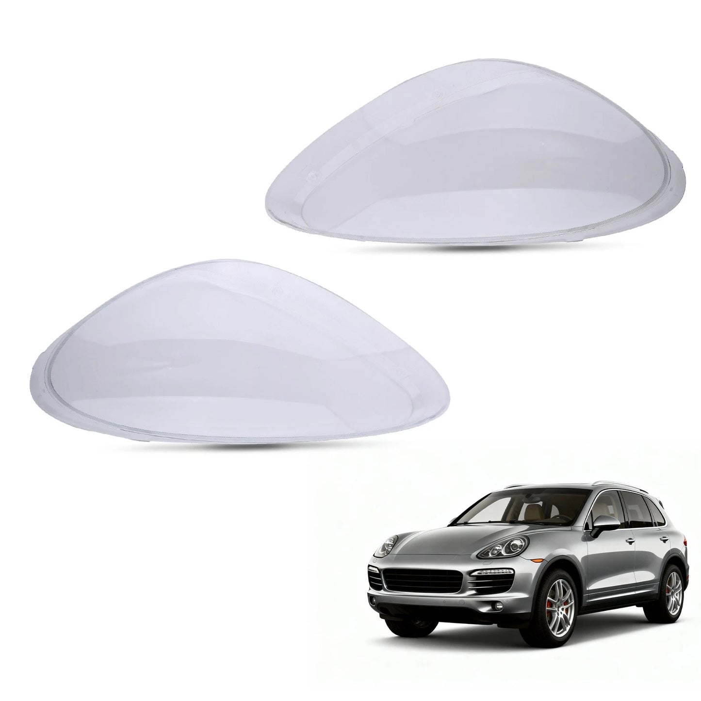 Headlight Lens Cover for Porsche Cayenne 958 (2011–2014)