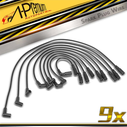 9x Spark Plug Wire Set for Chevy Camaro Pontiac Firebird (1996–1997)