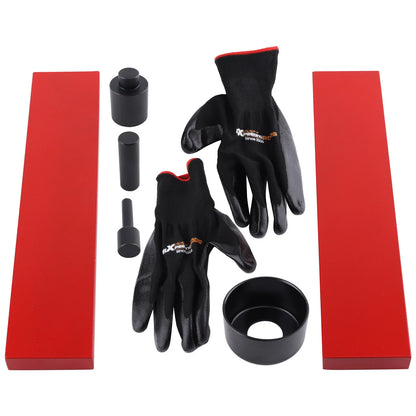 Hydraulic Shop Press Accessory Kit 50T for Press Plates & Punches (6 Piece)
