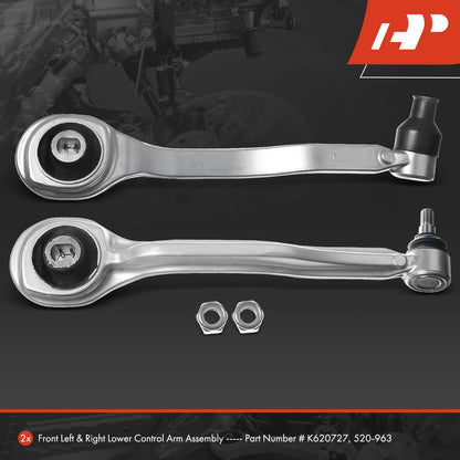 2X Lower Front Control Arm for Mercedes Benz E320 (2003–2009)