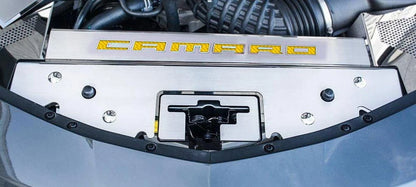 Brushed Front Header Plate Replacement for Chevrolet Camaro (2016–2020)