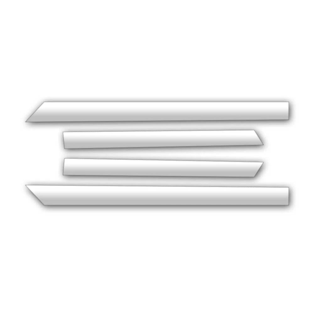 Accent Trim for 2022-2023 Toyota Tundra Double Cab (Stainless Steel 4pc)