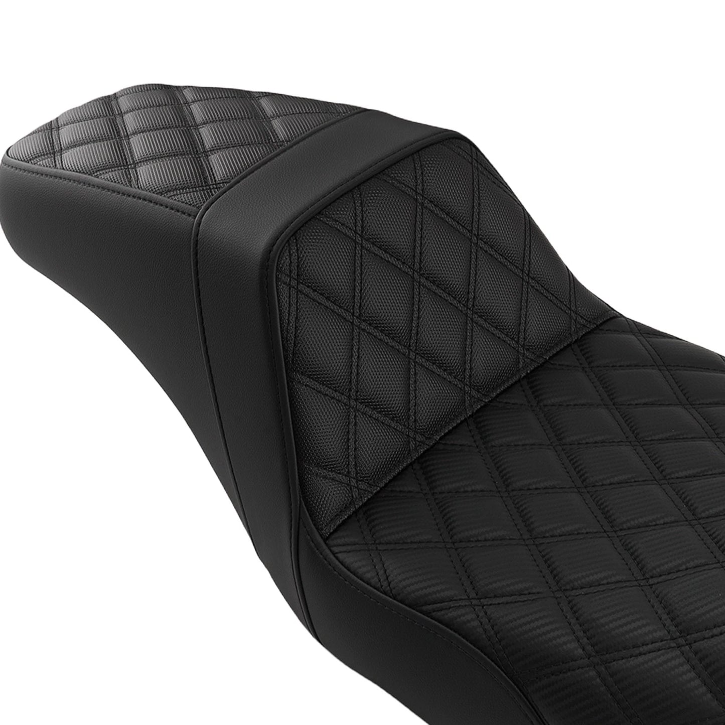 Black Leather Seat Set for Harley Touring Electra Glide (2008–2023)