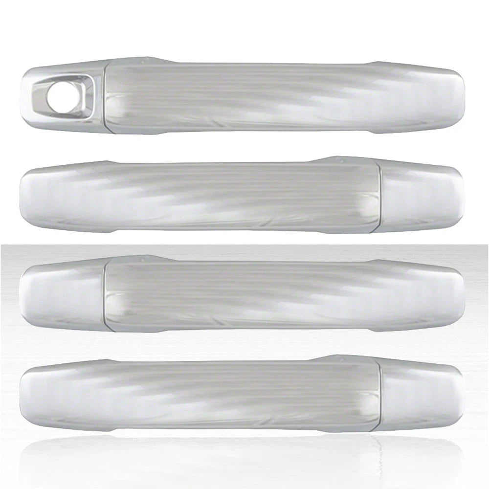Set of 4 Door Handle Covers for 2015-2021 Chevy Colorado - Chrome w/o Smart Key