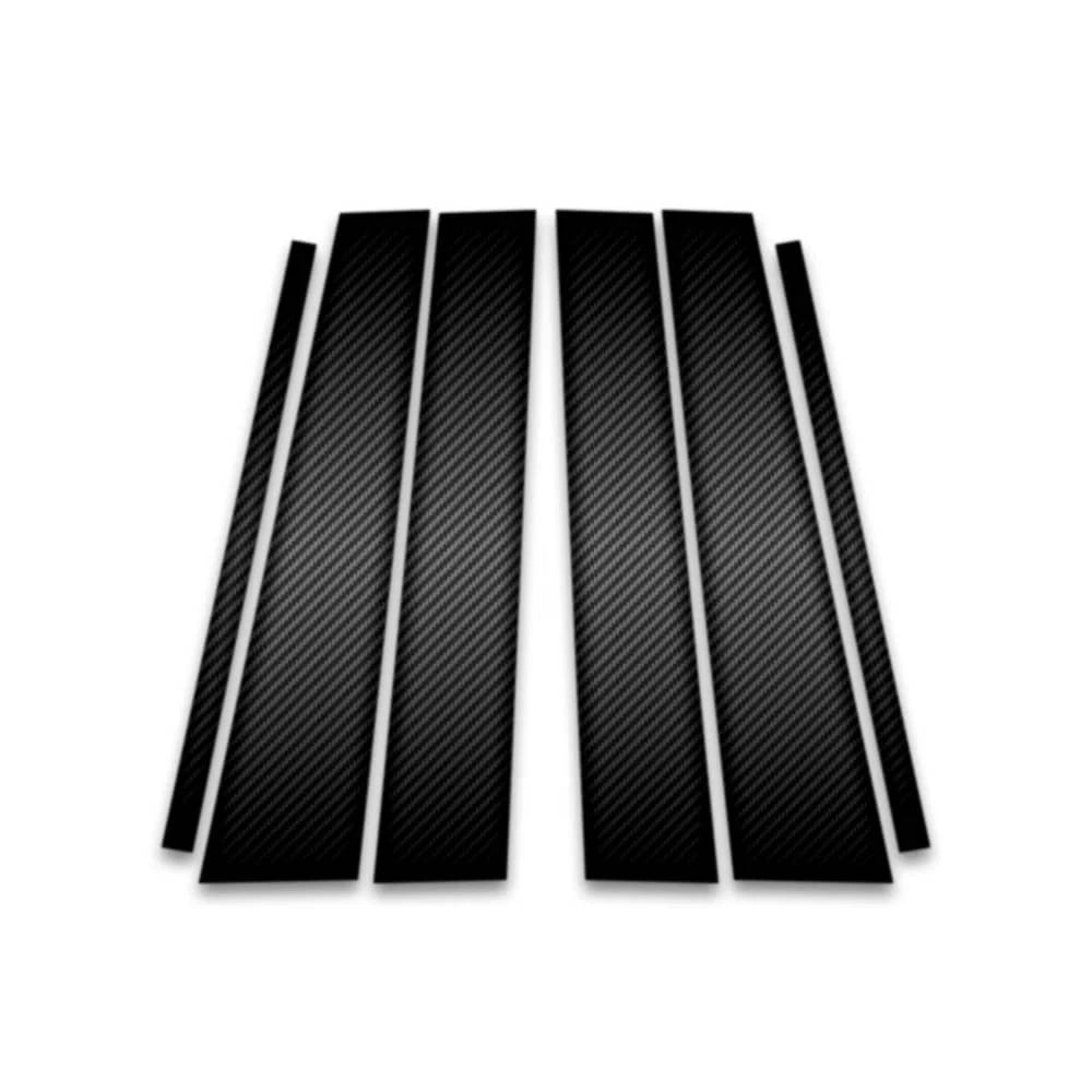 6pc Carbon Fiber Pillar Post Covers for 2010-2017 GMC Terrain