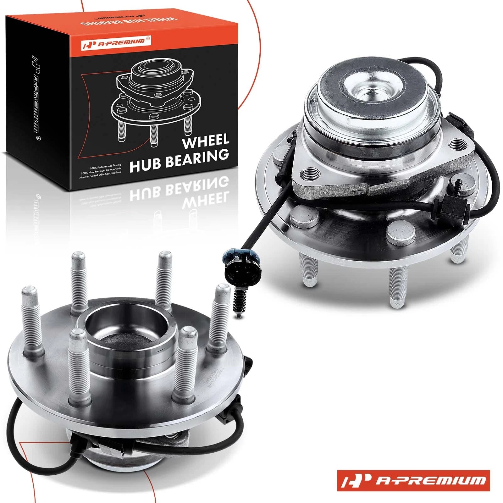 2X Front Wheel Hub & Bearing Assembly for Chevy Astro GMC Safari (2003–2005)