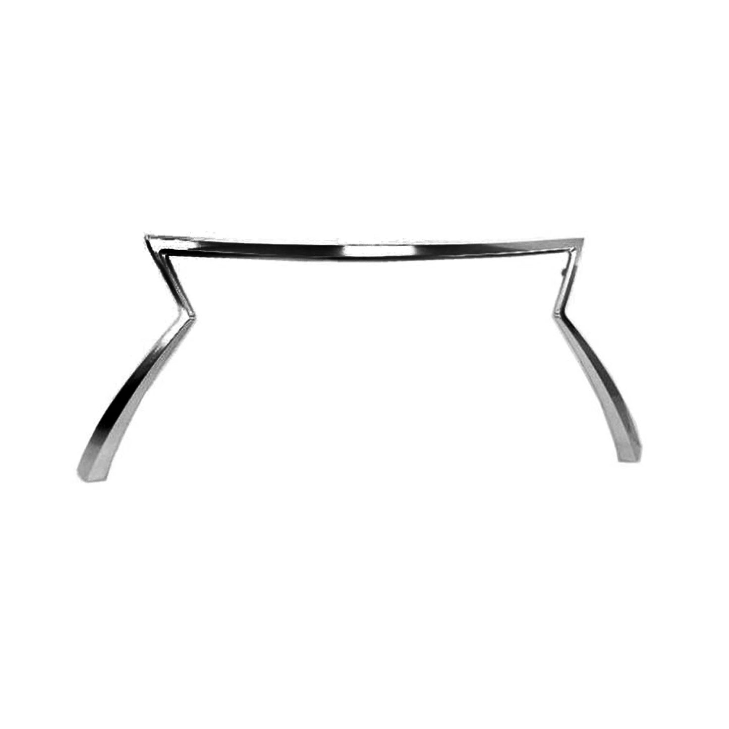 Replacement Satin/Chrome ABS Plastic Front Upper Grille Molding