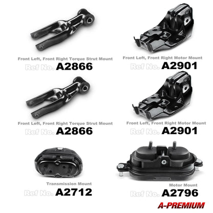 6X Engine Motor & Transmission Mount for Chevrolet Monte Carlo (1995–2005)