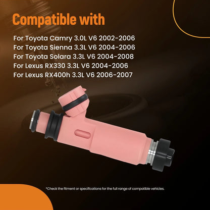 Fuel Injectors for Toyota Solara 3.3L V6 (2004–2008)