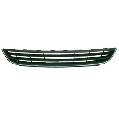 Replacement Black Chrome Plastic Front Bumper Cover Grille-See Compatible Chart