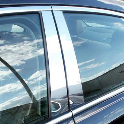 Chrome Pillar Post Trim Luxury FX 4pc for 2007–2009 Saturn Aura
