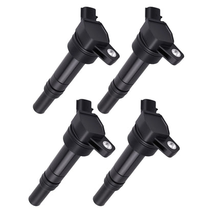 4 Ignition Coils for Hyundai Elantra Tucson Kia Soul (2011–2017)