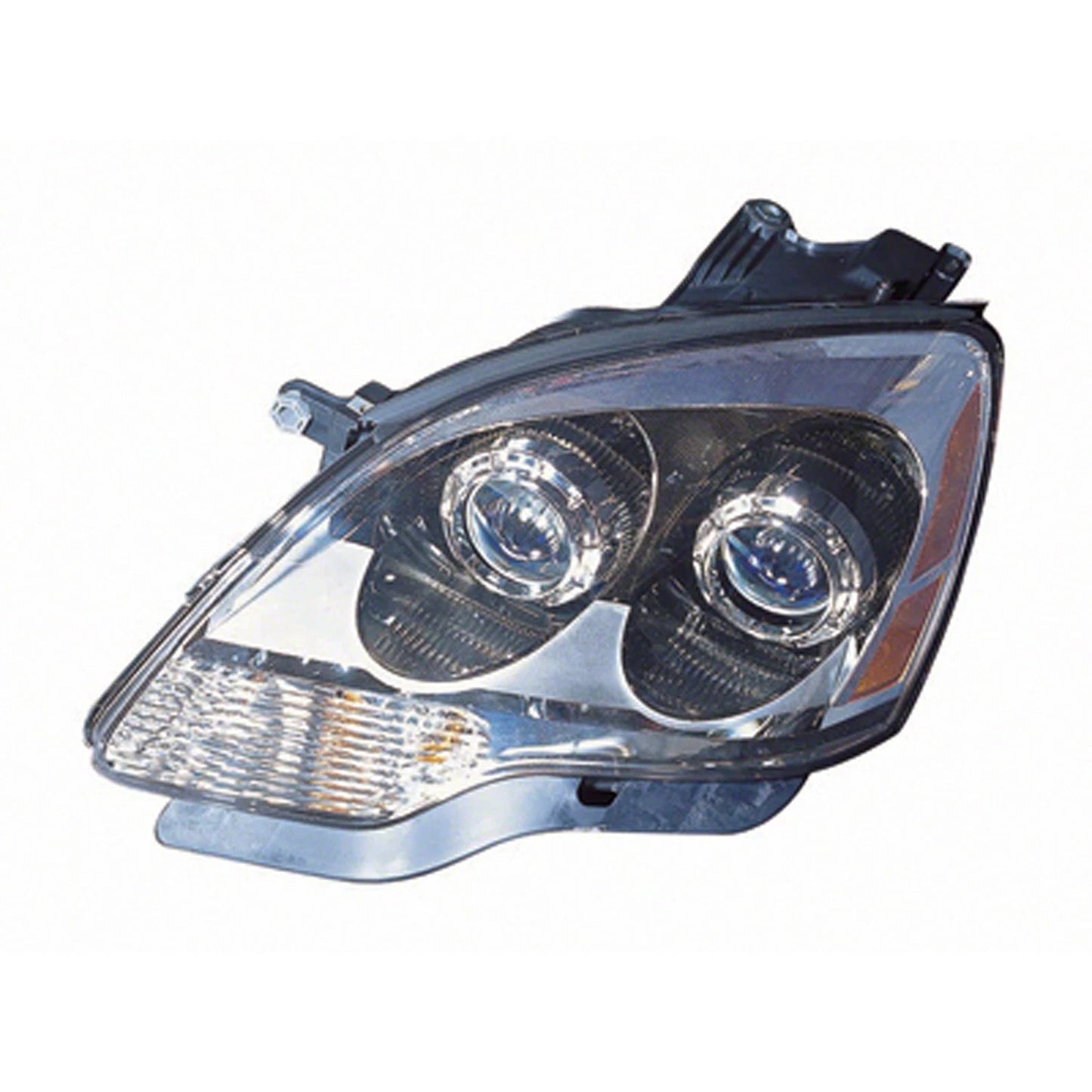 Replacement Blue Driver Side Halogen Head Light Assembly w/Blue Lens