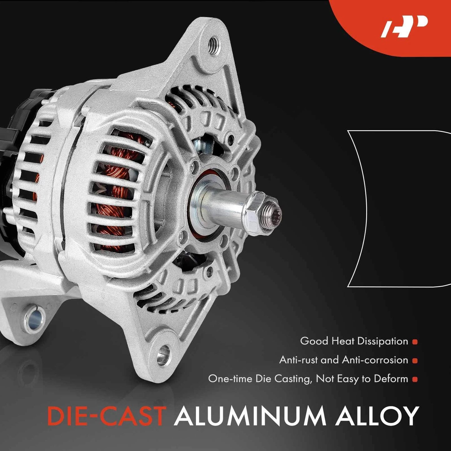 Alternator for Ford F-600, Chevy B7, C6500, C7500, GMC T6500 (160A)