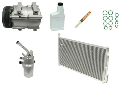 AC Compressor Kit with Condenser for Nissan Navara D40 (2005–2015)