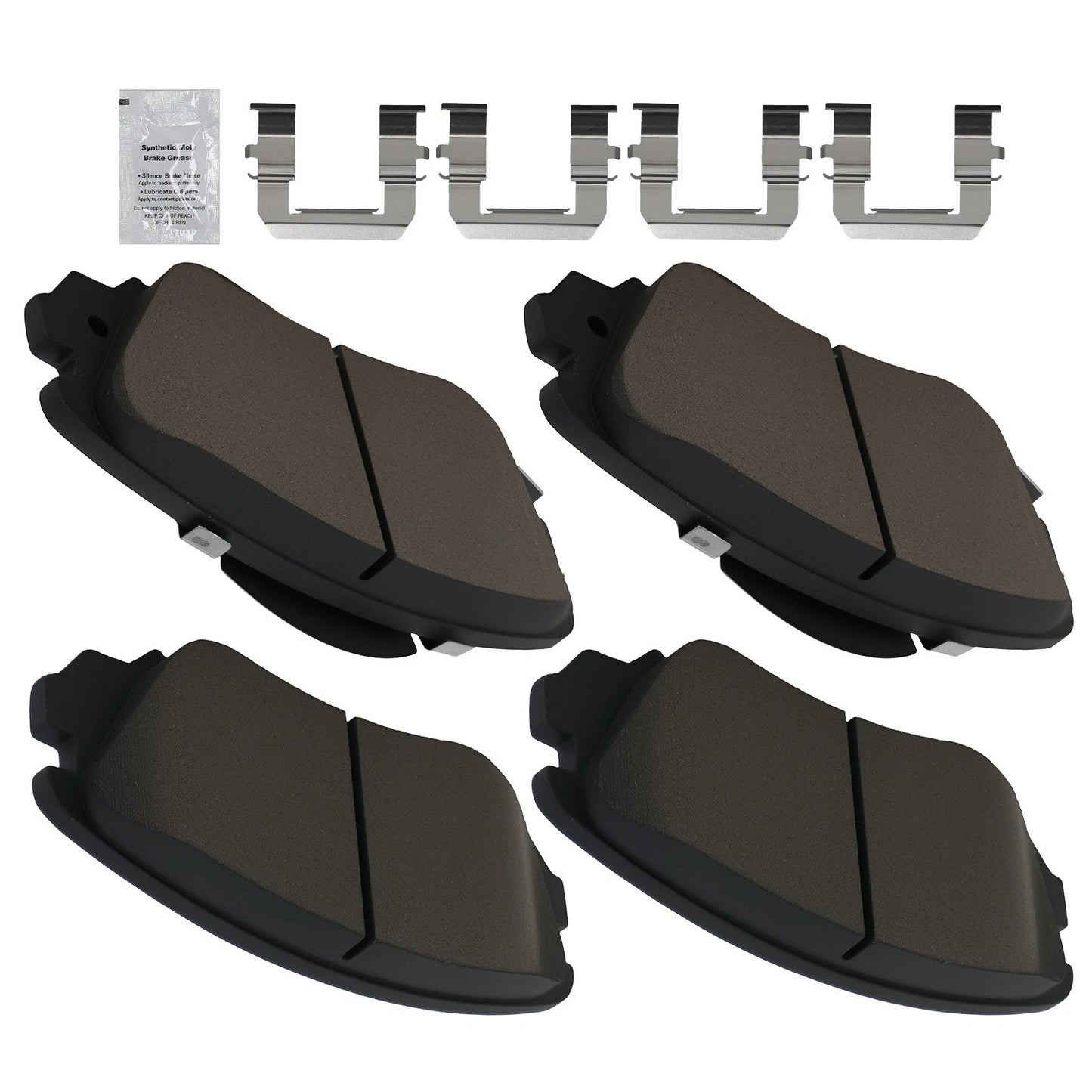 Front Ceramic Brake Pads Set for Chevrolet Equinox 2010–2017 / Impala 2014–2020