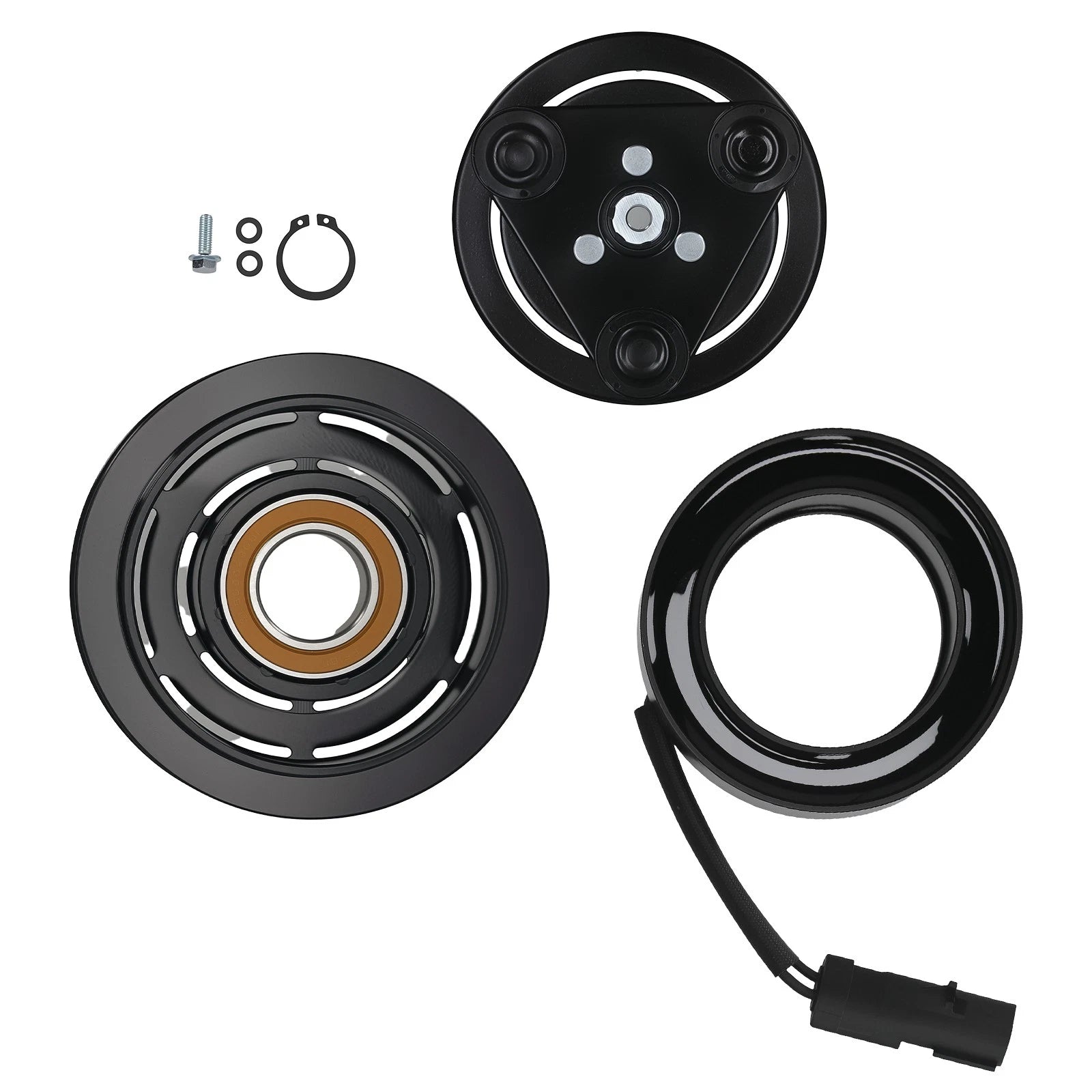 AC Compressor Clutch Kit for Jeep Liberty 3.7L (2006–2008) 12V