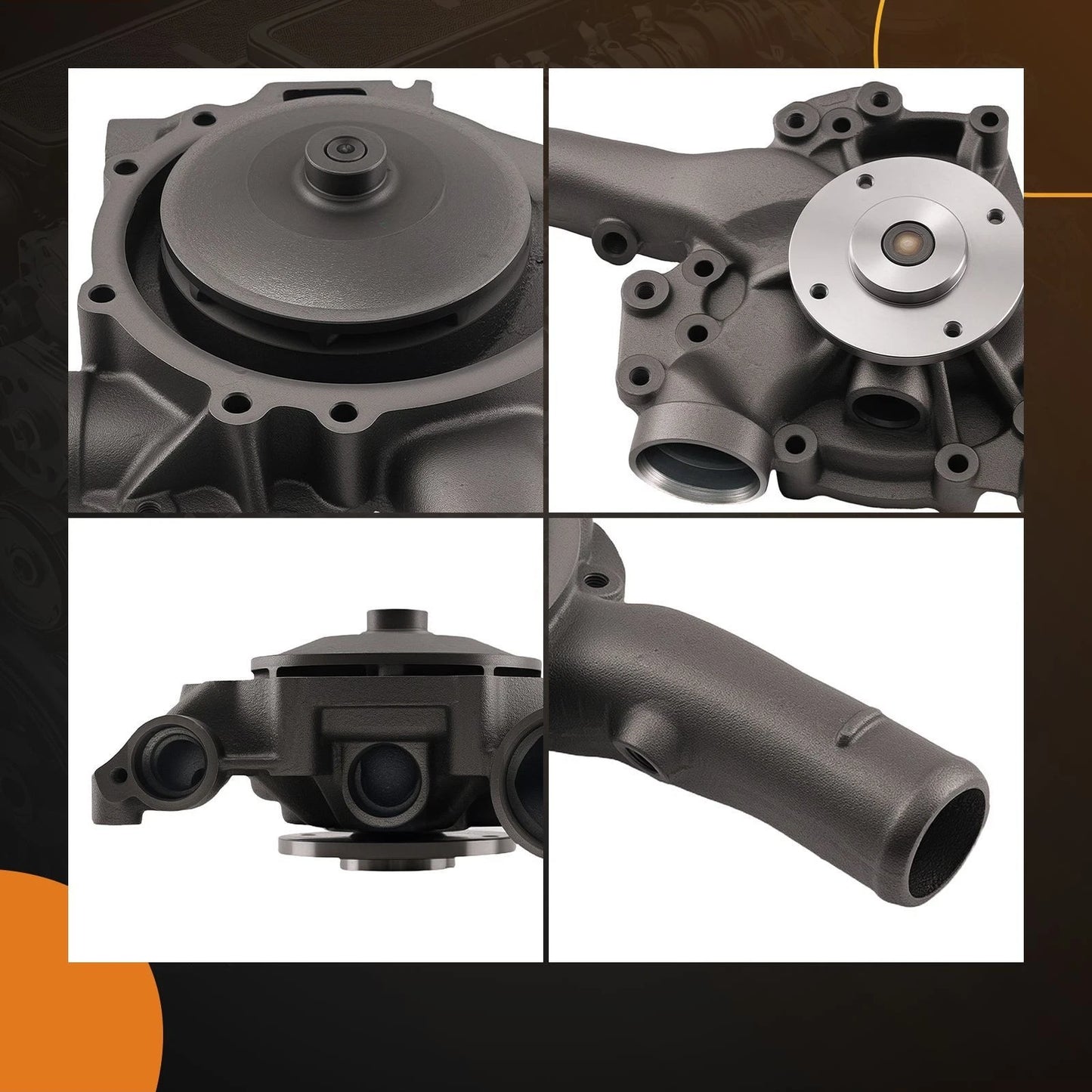Coolant Water Pump for Detroit Diesel Mercedes-Benz (A906) 2010–2012