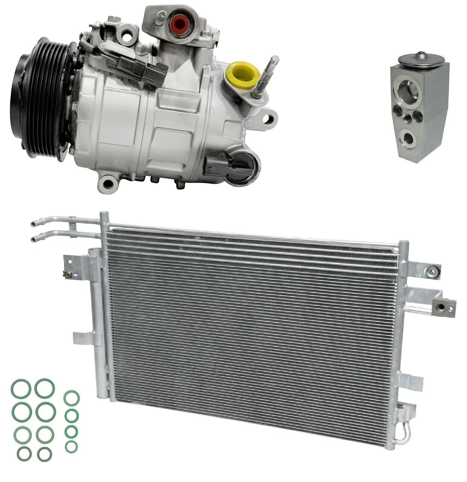 AC Compressor Kit With Condenser for Toyota Police Interceptor 3.7L (2019)
