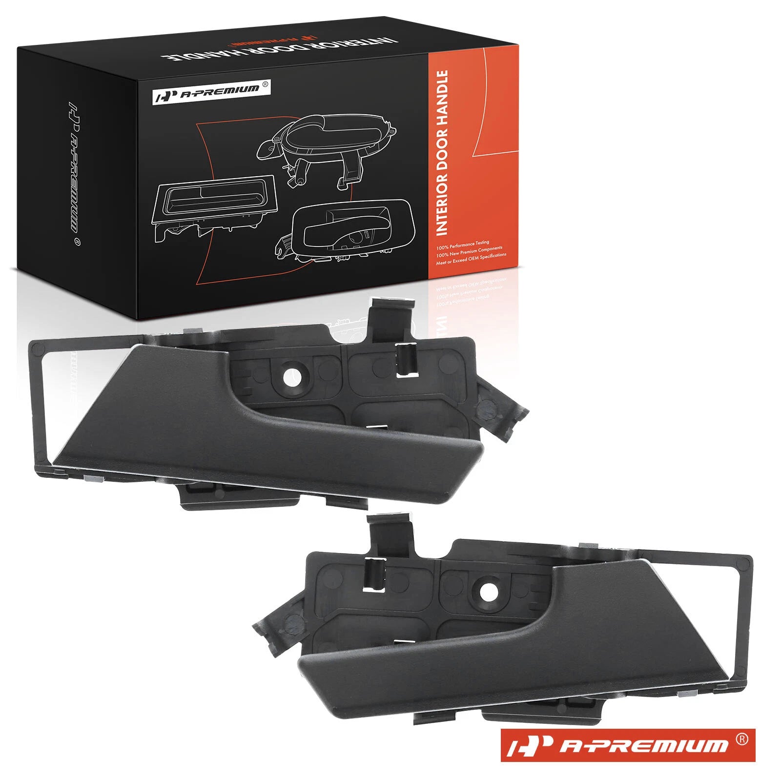 2X Front or Rear Interior Door Handle for Chevy Aveo (2009–2011)