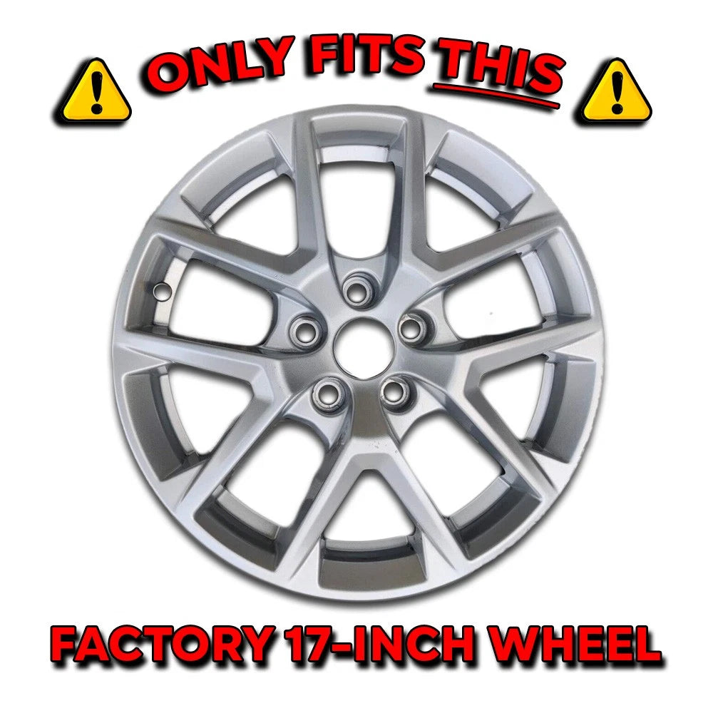 17 Chrome Wheel Skins Set of 4 for 2022–2023 Chevrolet Equinox