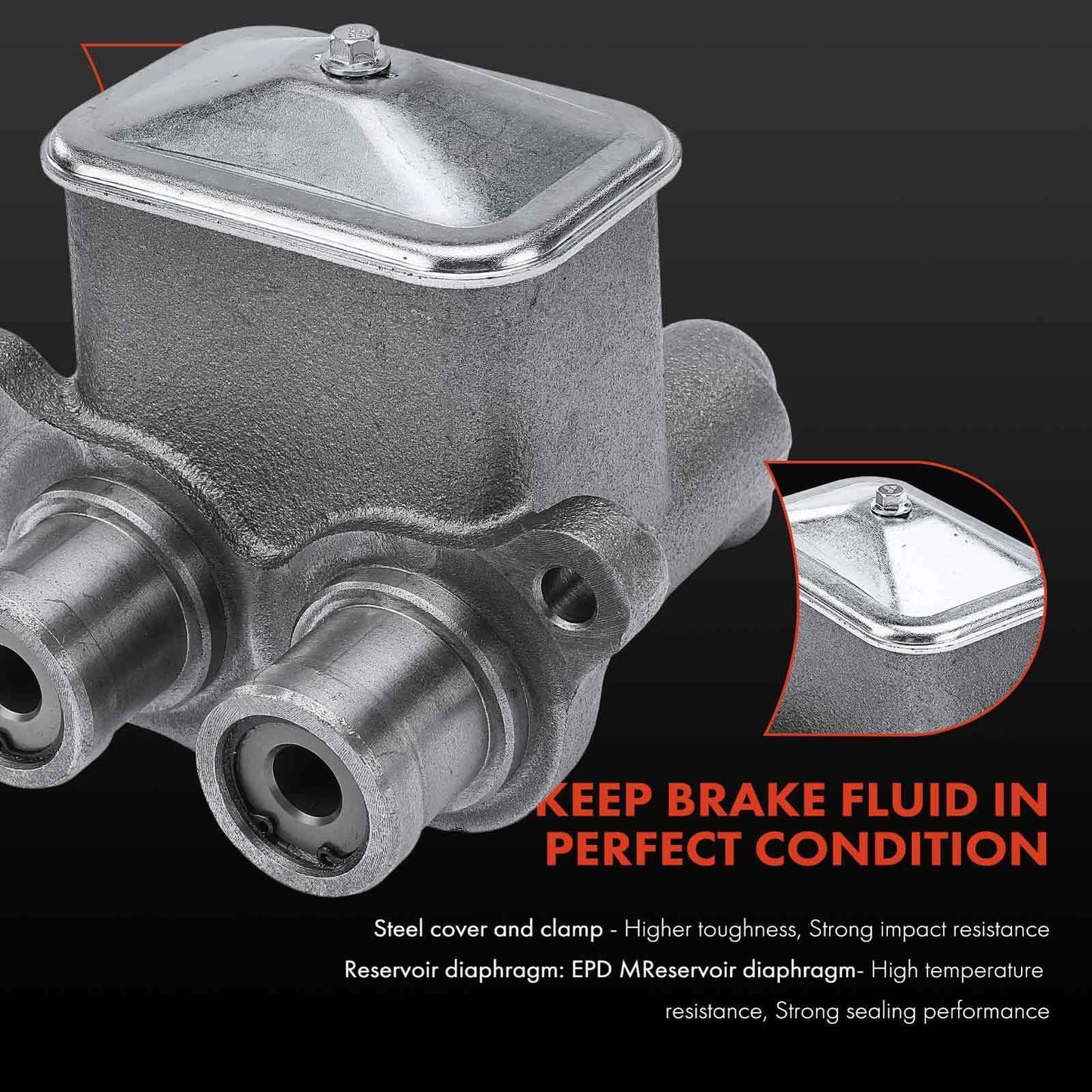 Brake Master Cylinder with Reservoir for Chevrolet Suburban (1960–1962)