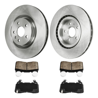 Ceramic Front Vented Rotors and Pads for Chevrolet Camaro (2011–2015)