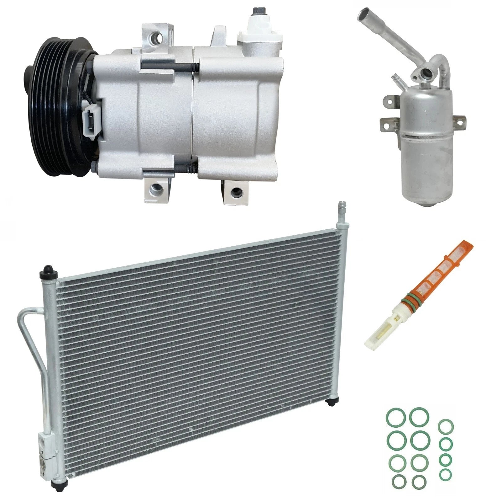 AC Compressor Kit with Condenser for Ford Focus 2.3L (2005–2005)