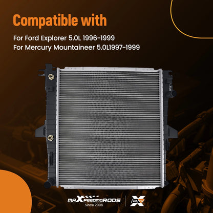 Dual Port Radiator for Ford Explorer/Mountaineer (1996–1999)