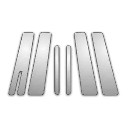 6Pc Chrome Pillar Post Covers (W/ Keypad Cutout) for 2010-2019 Lincoln Mkt