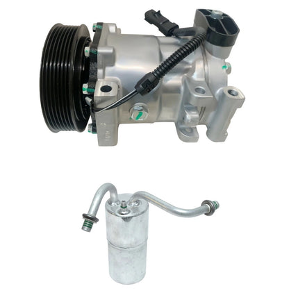 AC Compressor Kit With Condenser for Ram 1500 3.9L 5.2L 5.9L (1998–1998)