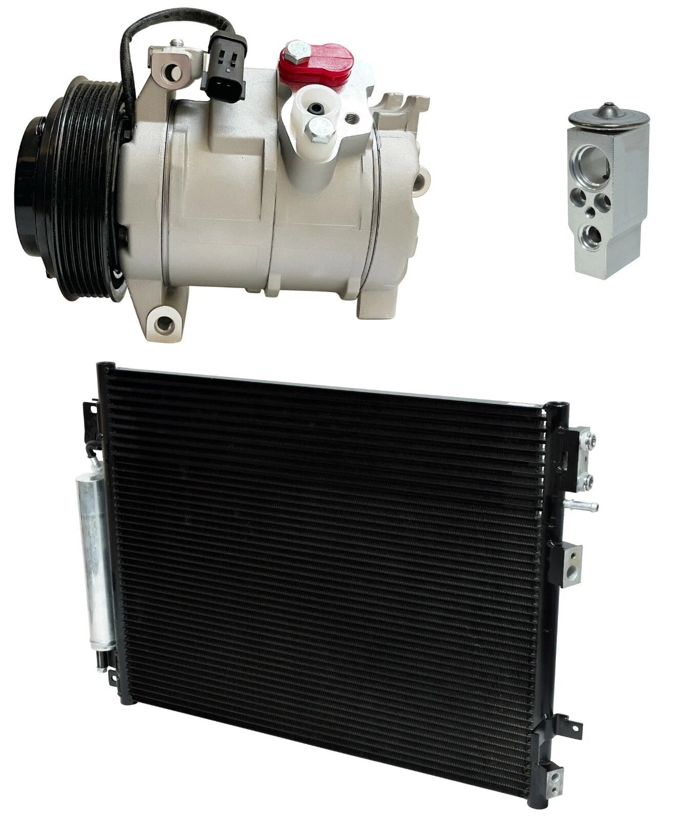 AC Compressor Kit With Condenser for Dodge Challenger 3.5L (2010–2014)