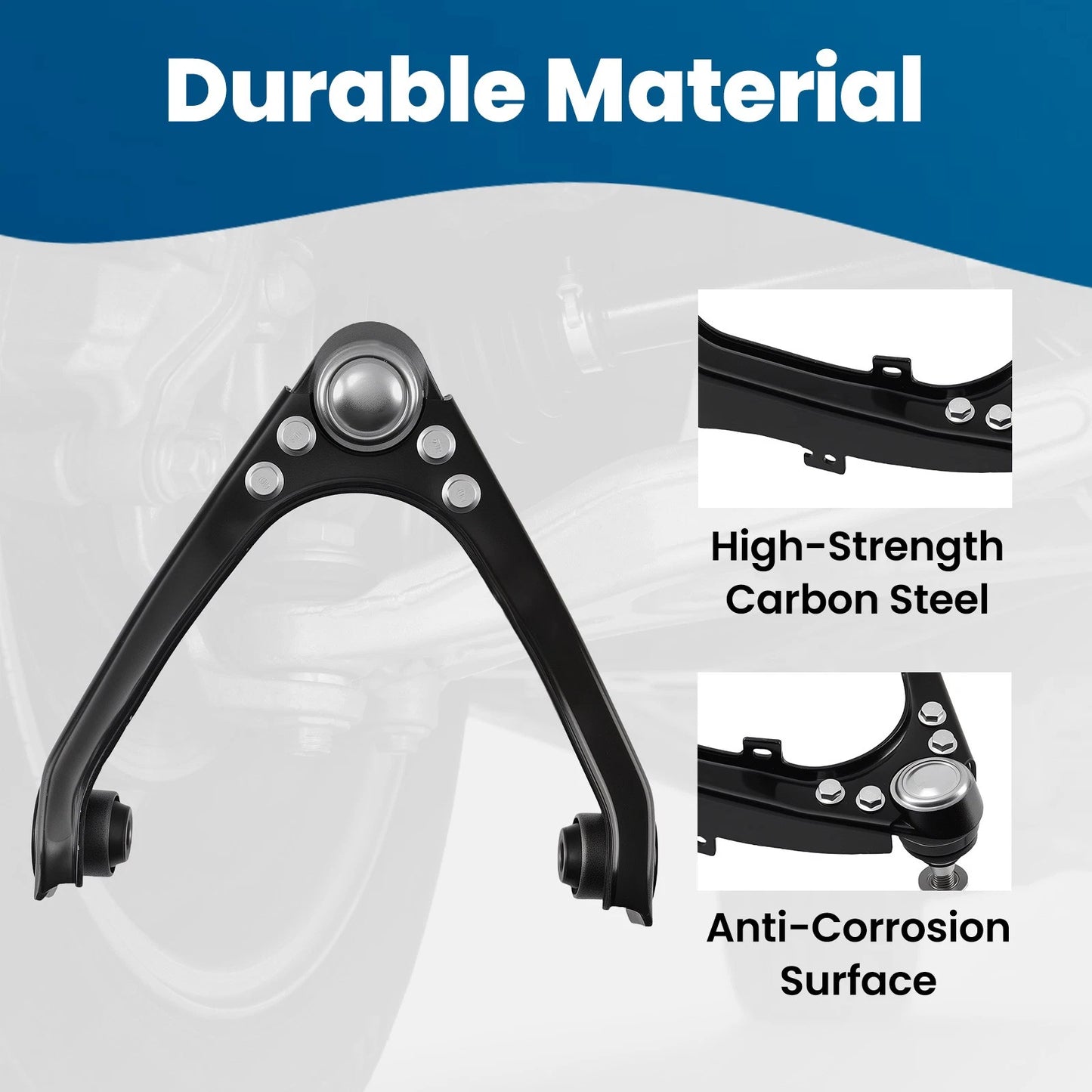 LH Front Upper Control Arm w/Ball Joint for Chevy Colorado (2004–2012)