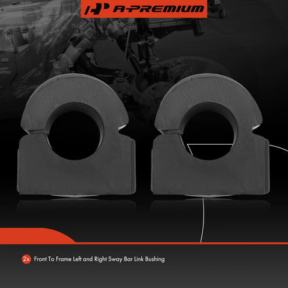 2X Front Sway Bar Bushing Kit for Chevrolet Malibu Pontiac
