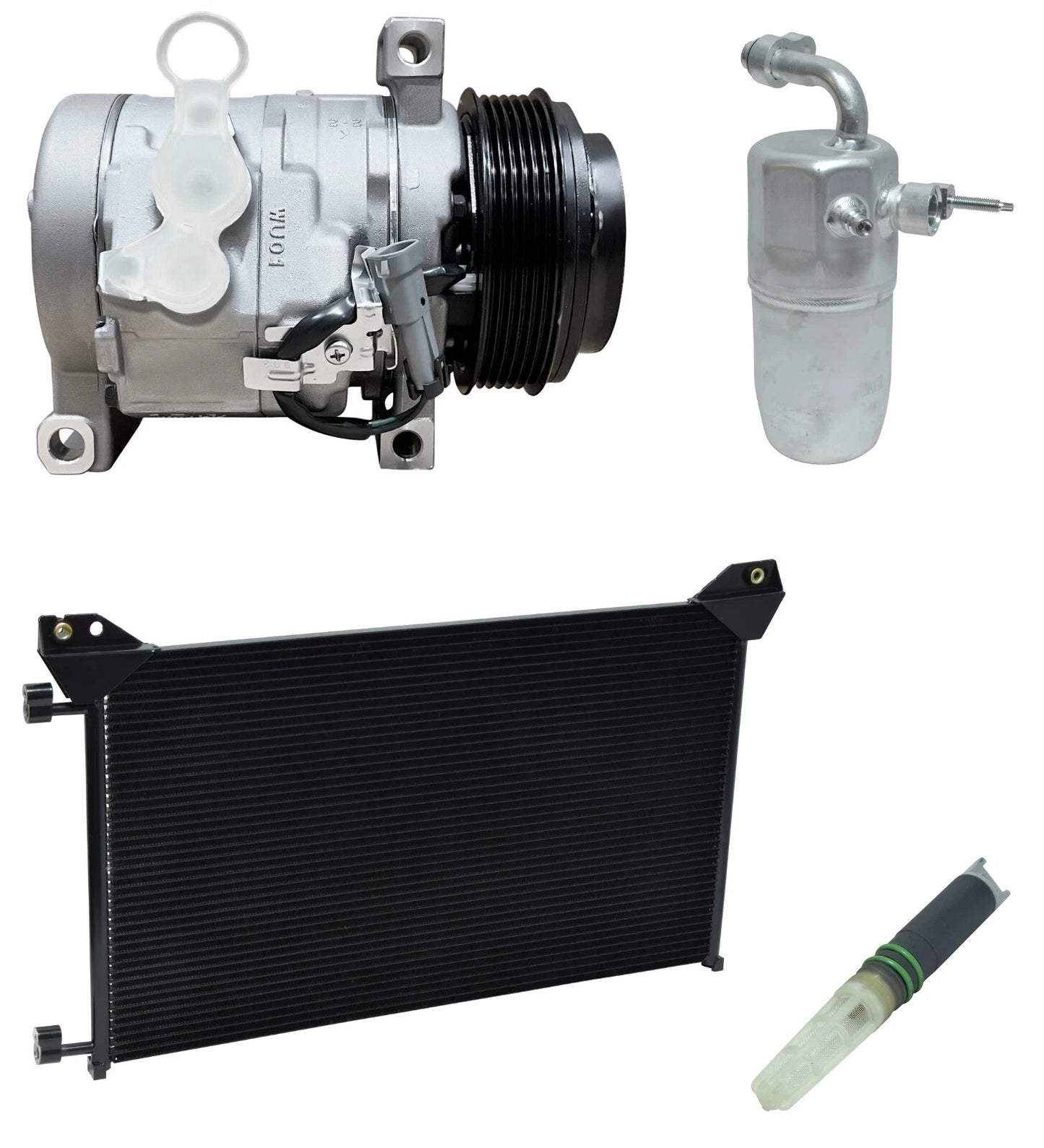 AC Compressor Kit With Condenser for Chevrolet Silverado 2500 HD (2011–2016)