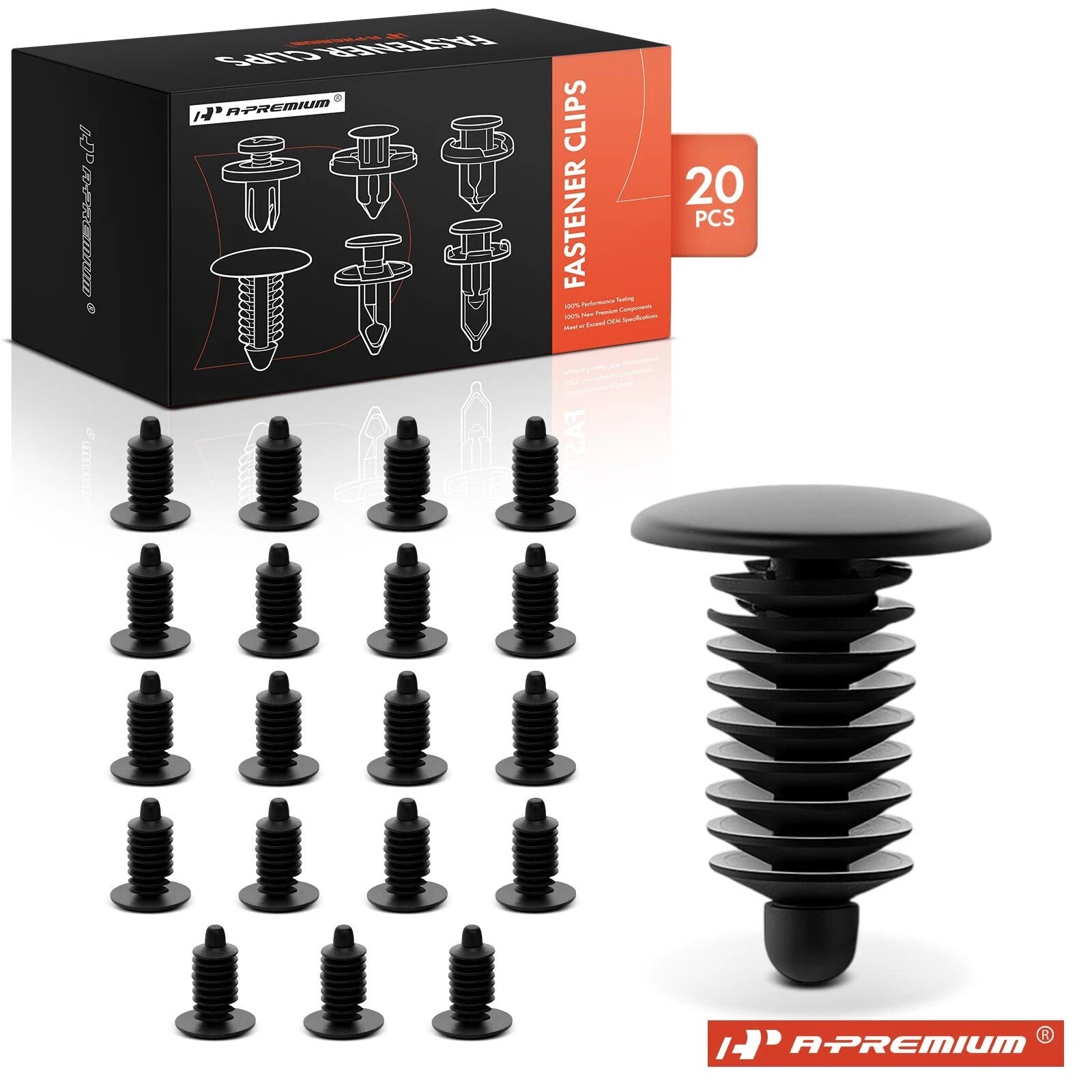 20x Door Weatherstrip Retainer Clips for Chevy Buick (Year Range)