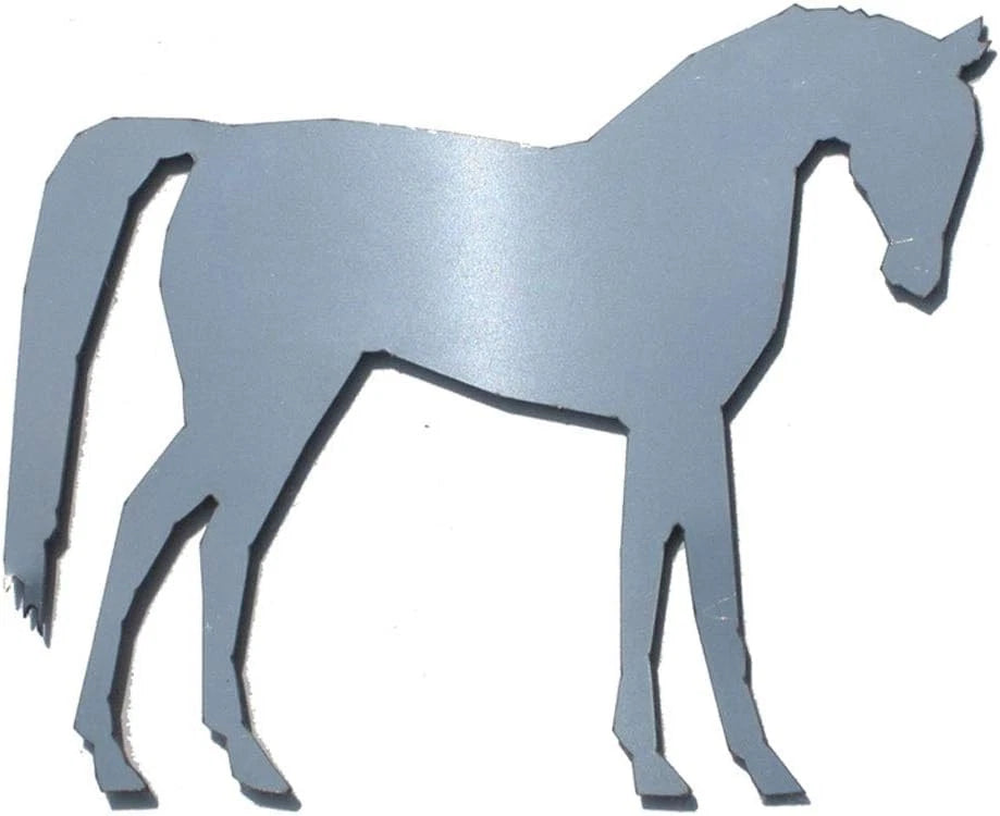 2pc. Luxury FX Horse Emblem Decal Set Stainless Steel - LUXFX3710