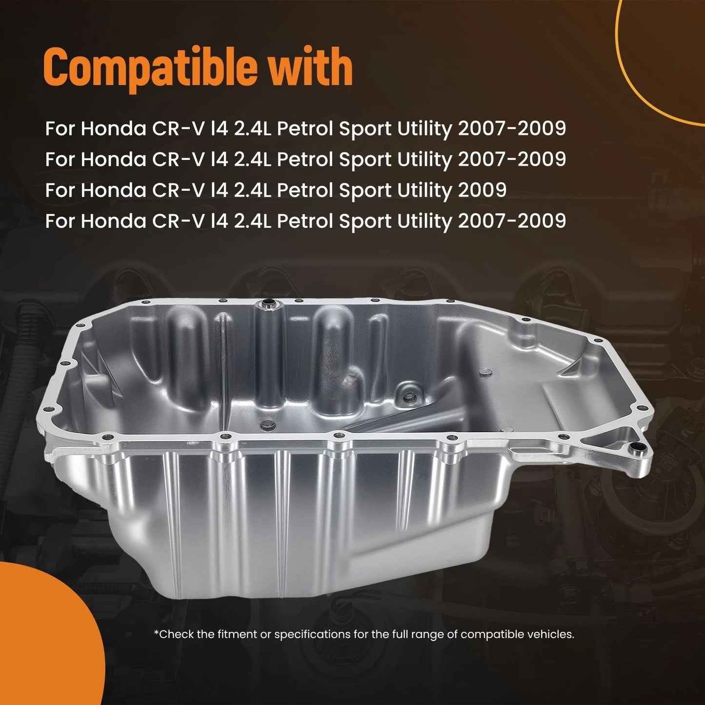 Engine Oil Container for Honda CR-V 2.4L (2007–2009)