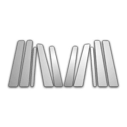 10Pc Chrome Pillar Post Covers for 07-12 Mercedes Gl - Upgrade Your Auto P4304