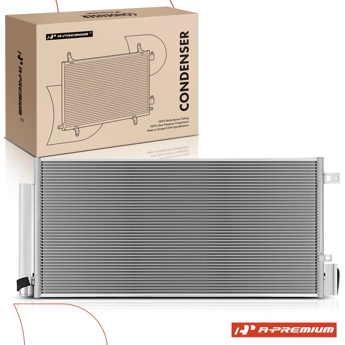 A/C Condenser with Bracket & Receiver Drier for Chevy Trax (2013–2020)