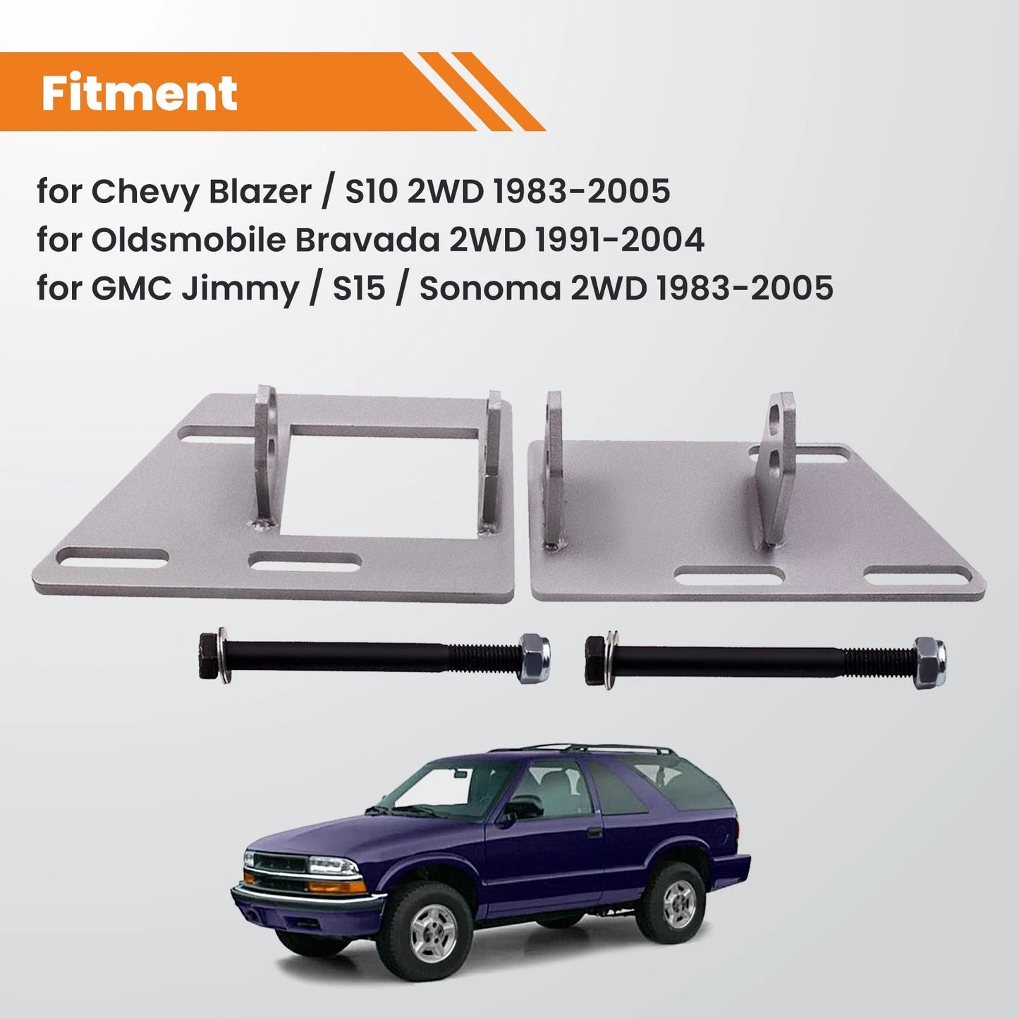 Engine Conversion Motor Mount Kit for Chevrolet Blazer, Jimmy (1991–2004)