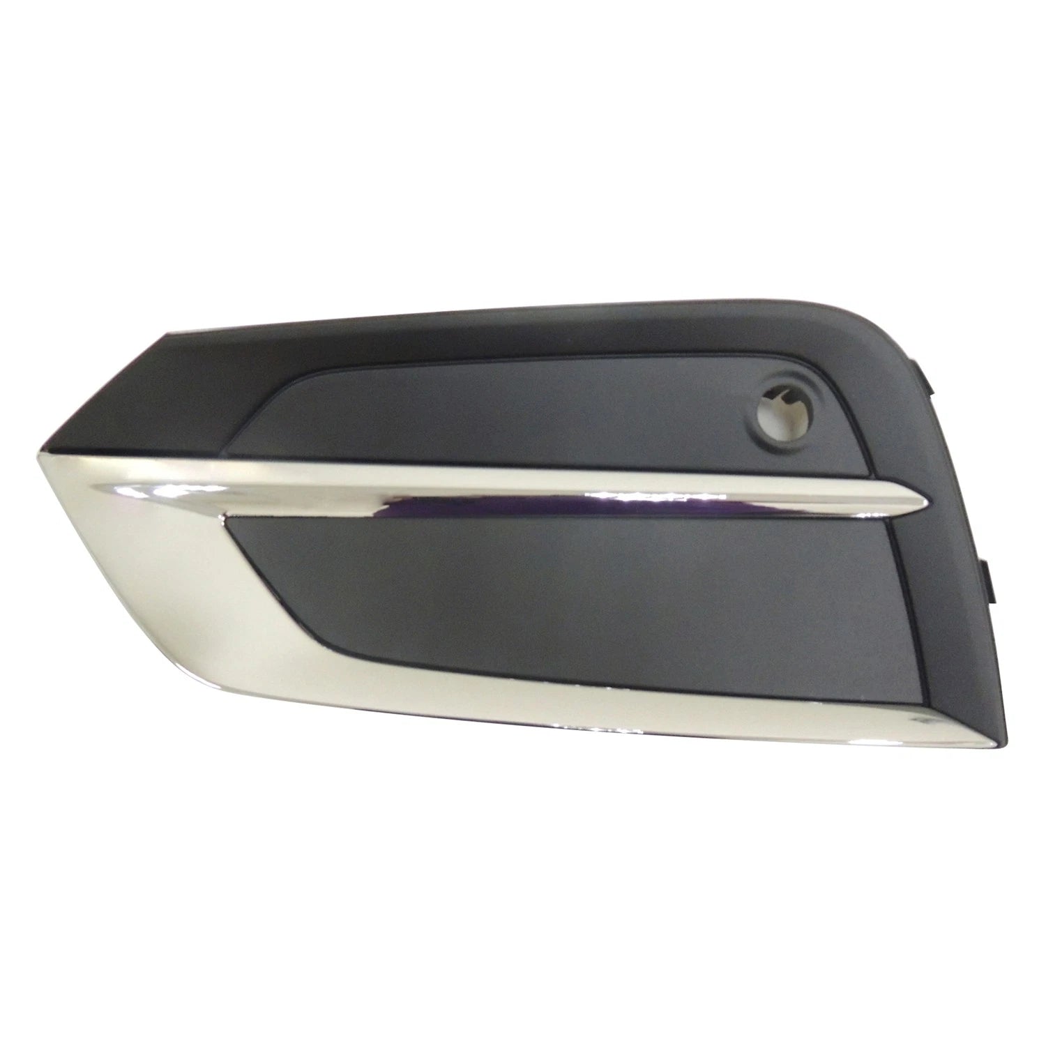 Replacement Black Chrome/Textured Polypropylene Driver Side Fog Light Cover