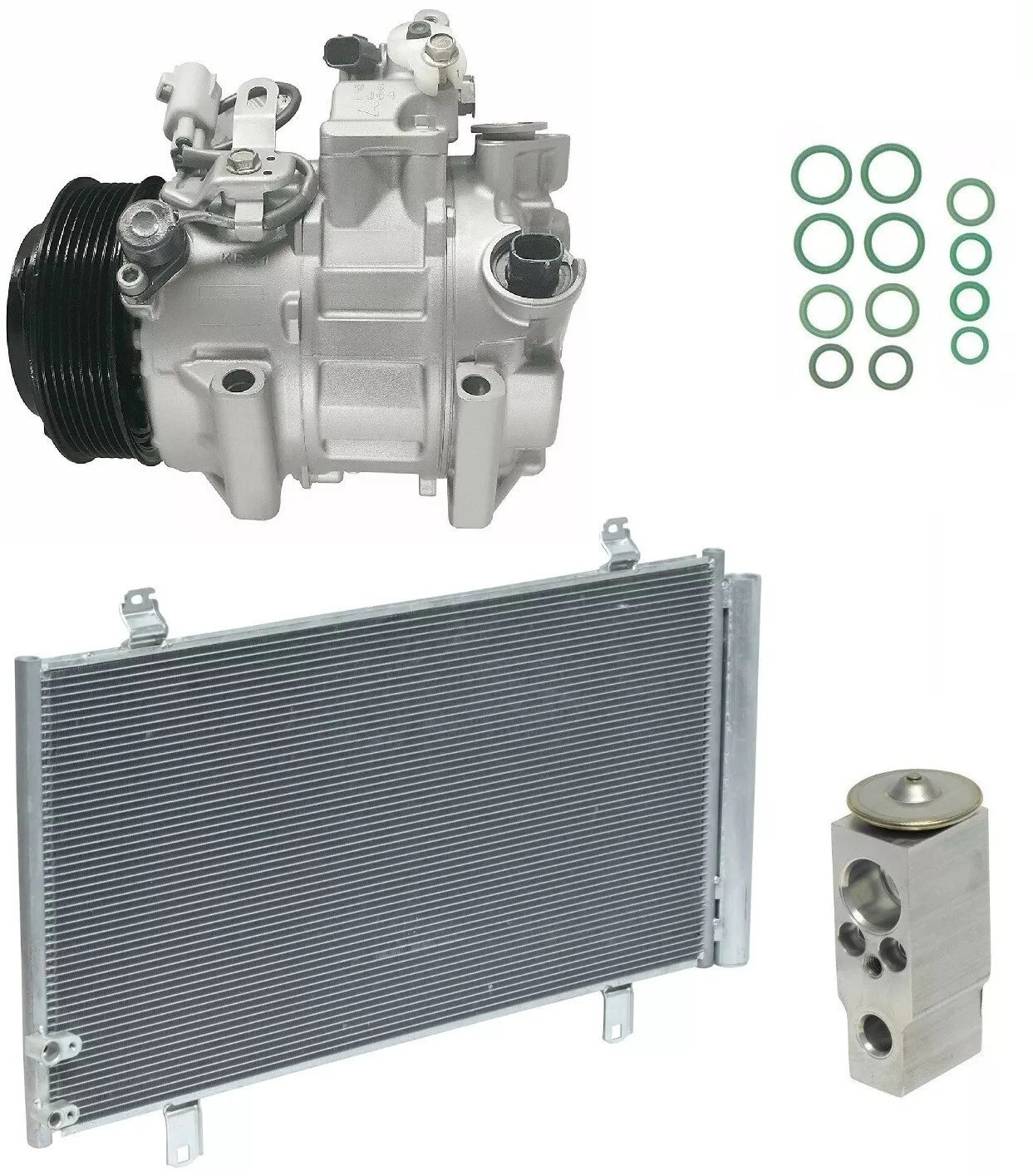 A/C Compressor Kit with Condenser for Toyota Camry 3.5L V6 (2013–2017)