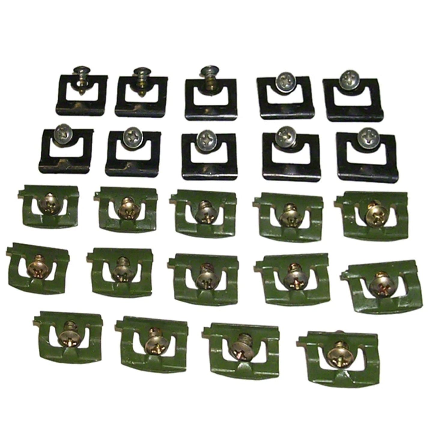 24-Piece Replacement Reveal Moulding Clip Set for Jeep Cherokee (2014–2020)