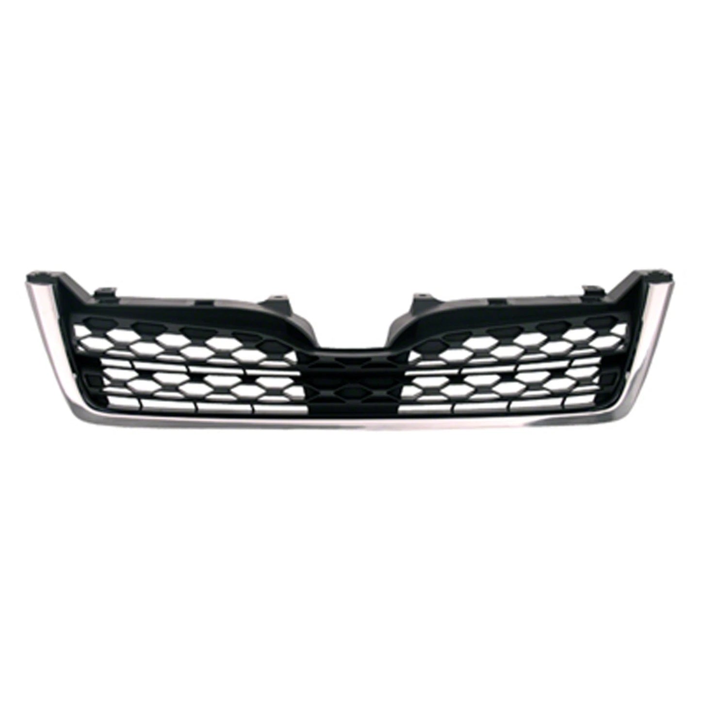 Replacement Gray Chrome/Matte Plastic Front Grille For 2014-2016 Subaru Forester