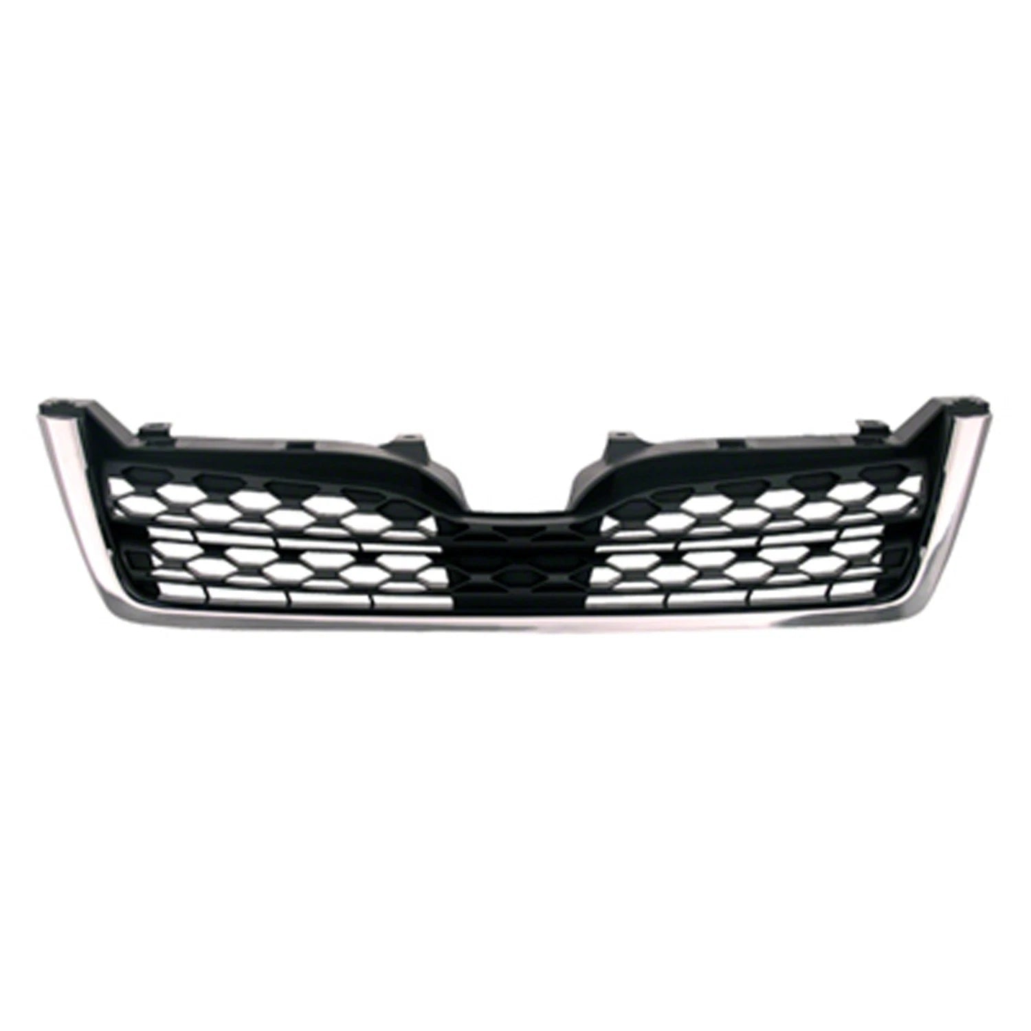 Replacement Gray Chrome/Matte Plastic Front Grille For 2014-2016 Subaru Forester